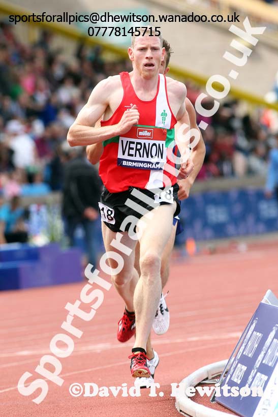 Mens 5000 metres, British Championships, Birmingham. Photo: David T. Hewitson/Sports for All Pics